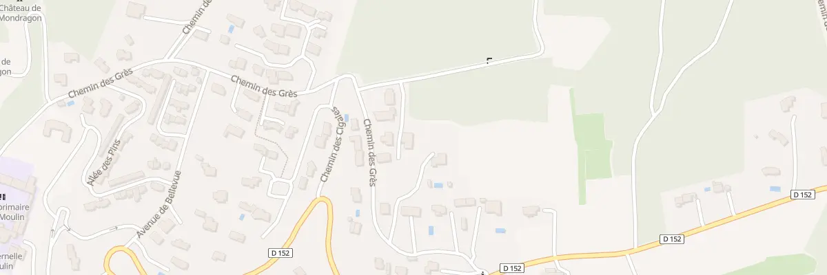 Plan du 9001 Gres Nord à Mondragon
