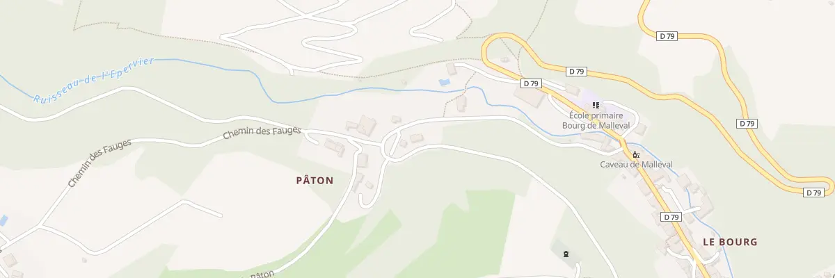Plan du 265 Rte des Etoiles à Malleval