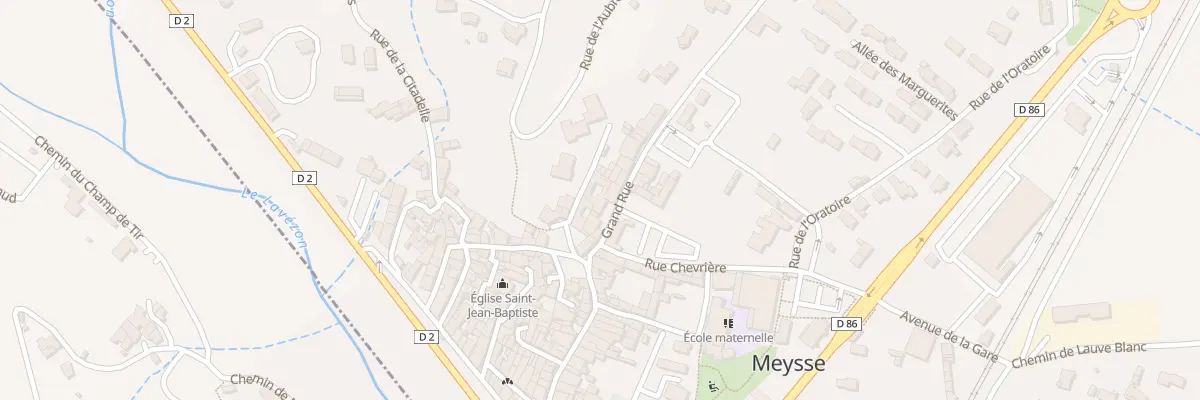 Plan du 18 Rue Grande Rue à Meysse