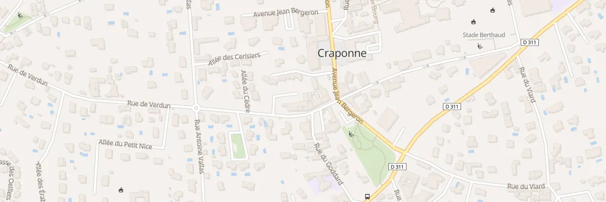 Plan du 22B Rue de Verdun à Craponne