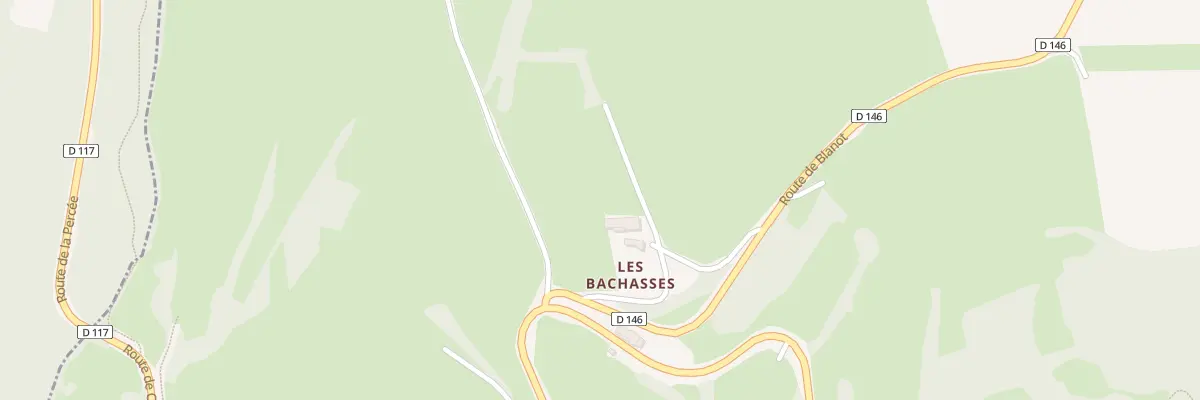 Plan du 5060 Les Bachasses à Donzy-le-Pertuis