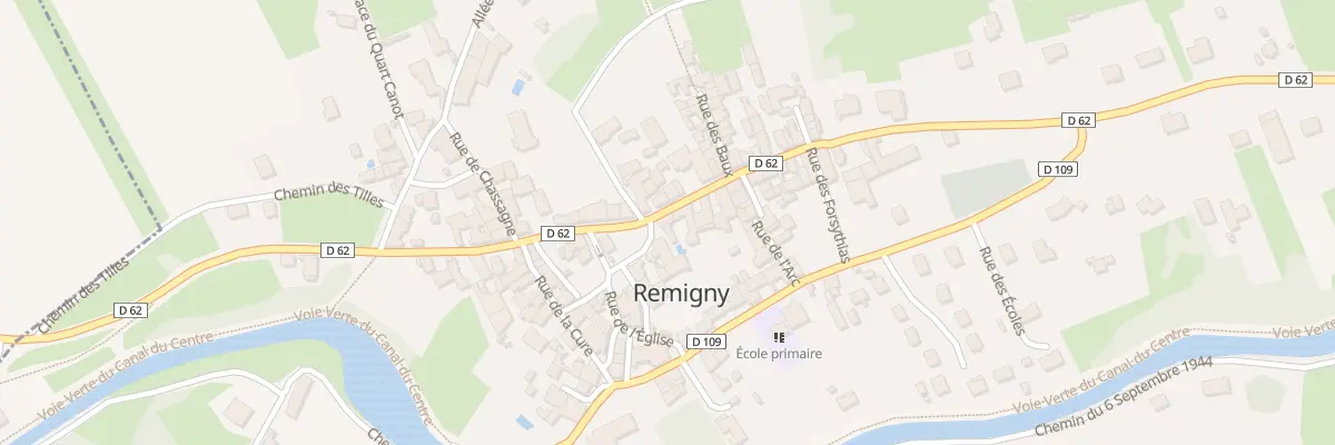 Plan du 1 Pl du Monument à Remigny
