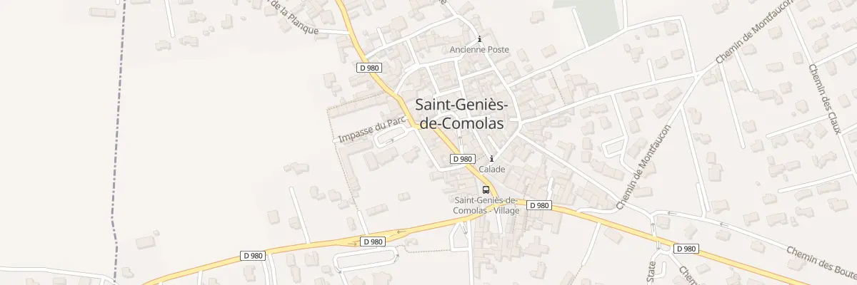 Plan du 3 Rue du Parc à Saint-Geniès-de-Comolas