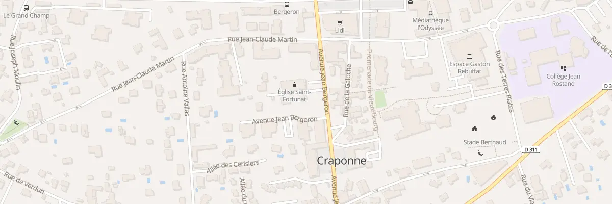 Plan du 1B Imp Saint Fortunat à Craponne