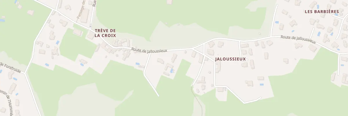 Plan du 388 Rte de Jalloussieux à Orliénas