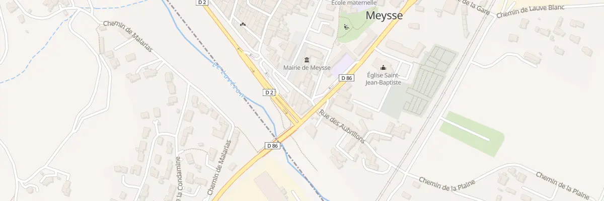 Plan du 5213 Rue du 11 Novembre 1918 à Meysse