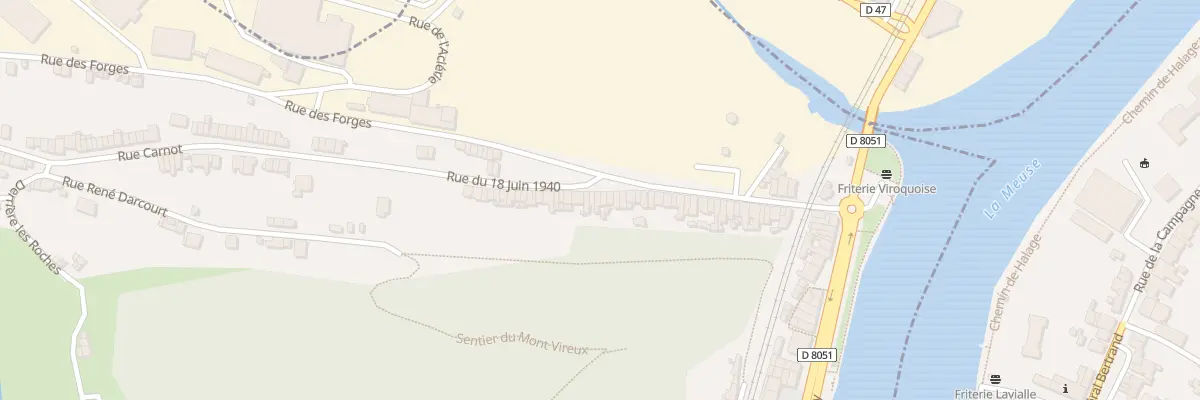 Plan du 61 Rue du 18 Juin 1940 à Vireux-Molhain