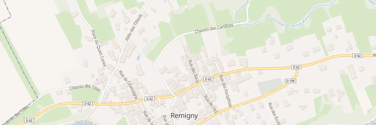 Plan du 5086 Rue des Baux à Remigny