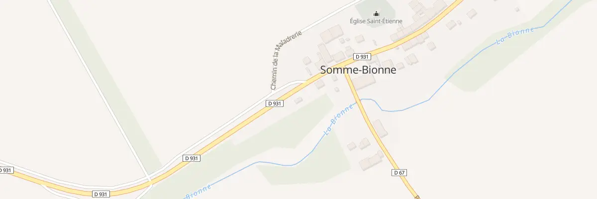 Plan du 20 Rue Principale à Somme-Bionne