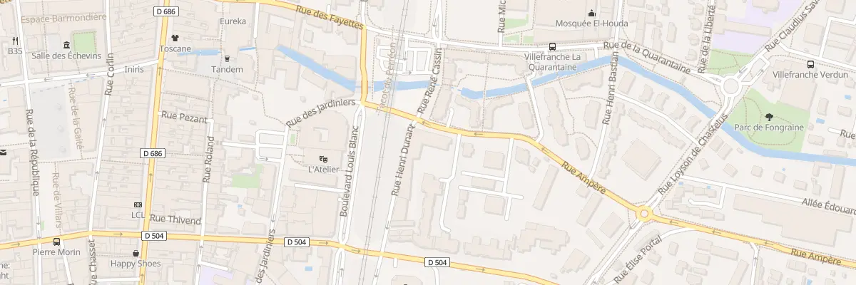 Plan du 120 Rue Henri Dunant à Villefranche-sur-Saône