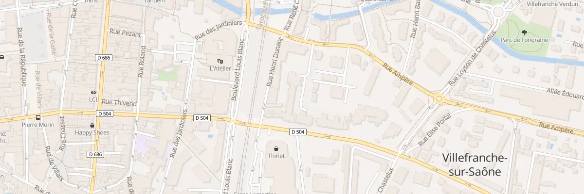 Plan du 124 Rue Ampere à Villefranche-sur-Saône