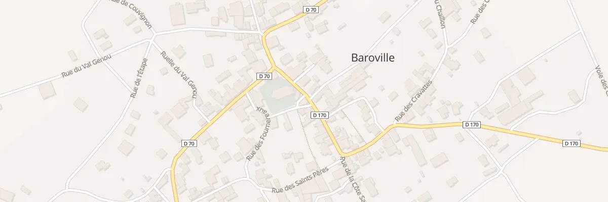 Plan du 90 Rue de St Etienne à Baroville