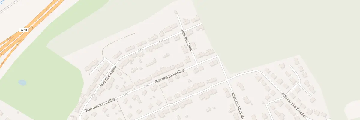 Plan du 25 Rue des Jonquilles à La Francheville