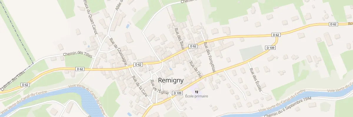 Plan du 13 Rue du Bourg à Remigny