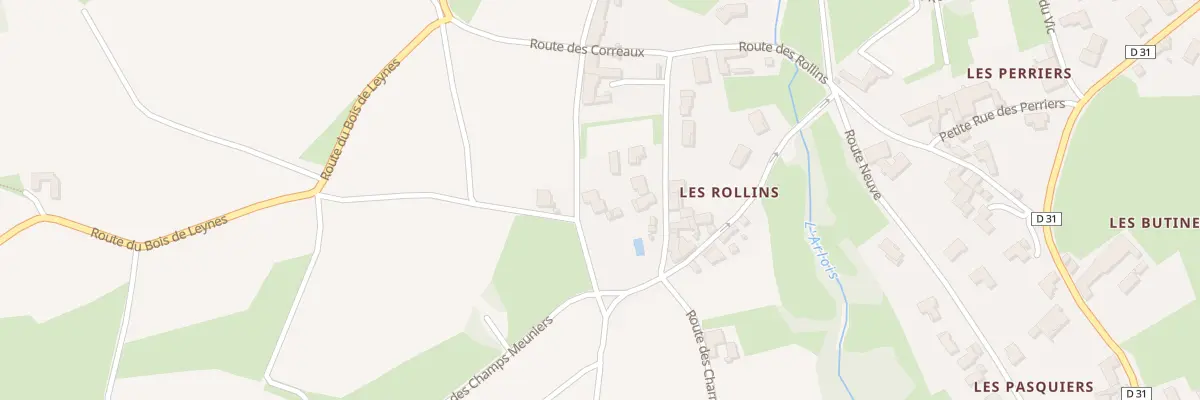 Plan du 108 Che des Champs Meuniers à Leynes