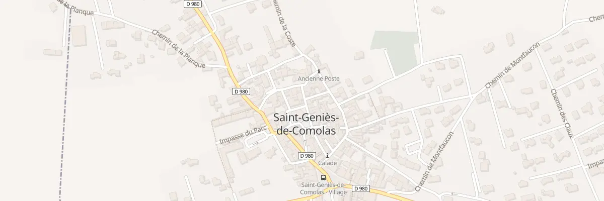 Plan du 8 Pl de l’Eglise à Saint-Geniès-de-Comolas