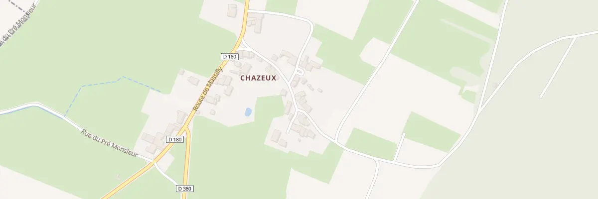 Plan du 5202 Chazeux à Chissey-lès-Mâcon