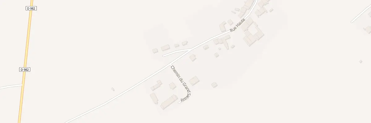 Plan du 25 Rue Haute à Savigny-sur-Aisne
