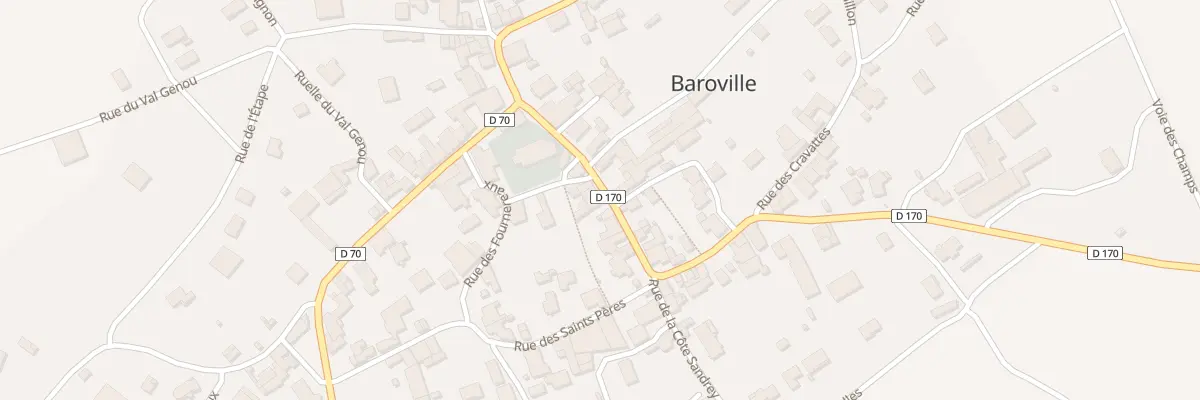 Plan du 6 Rue des Pressoirs à Baroville