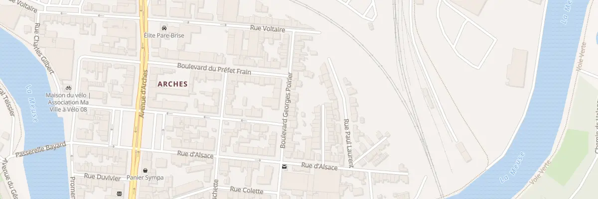 Plan du 32 Bd Georges Poirier à Charleville-Mézières