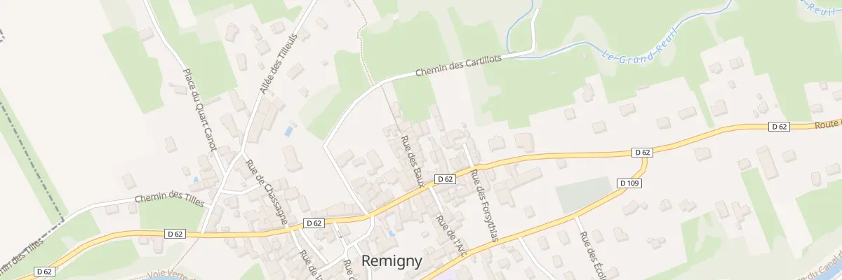 Plan du 6 Rue des Baux à Remigny