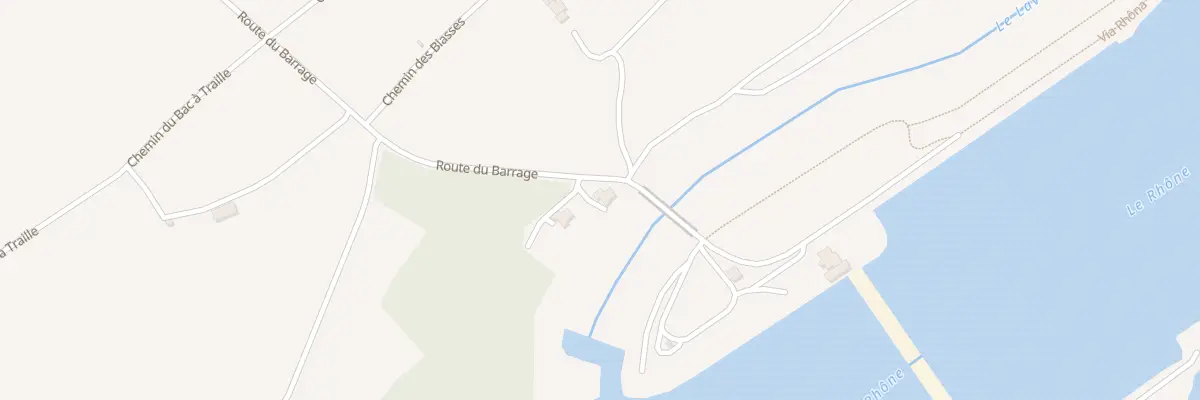 Plan du 582 Rte du Barrage à Rochemaure