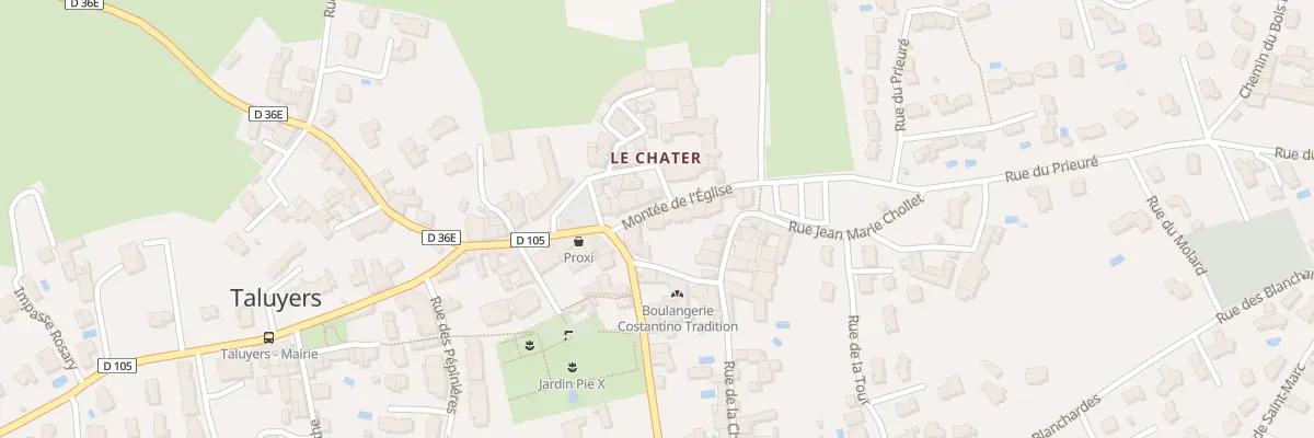 Plan du 32 Mte de l’Eglise à Taluyers