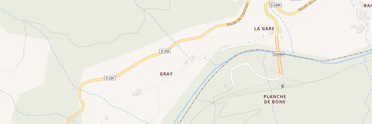 Plan du 5171 Gray à Colombier-le-Vieux
