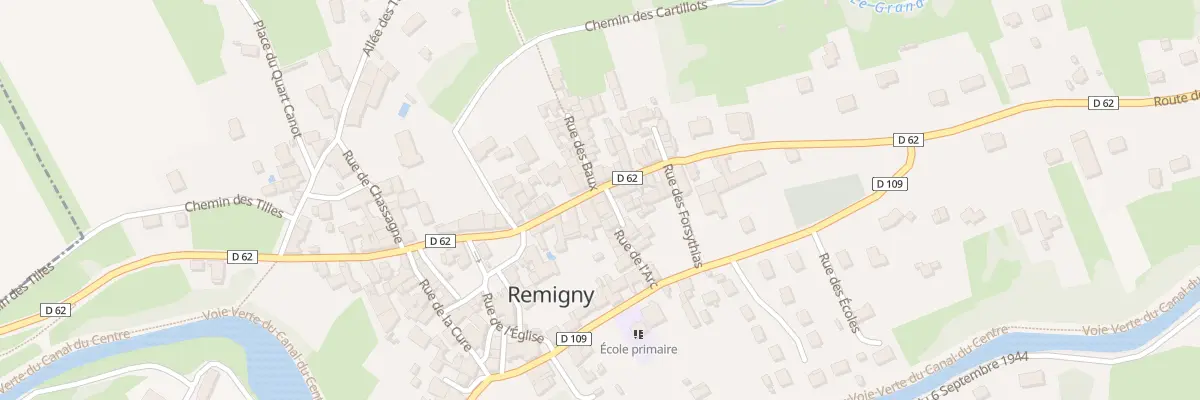 Plan du 9 Rue du Bourg à Remigny