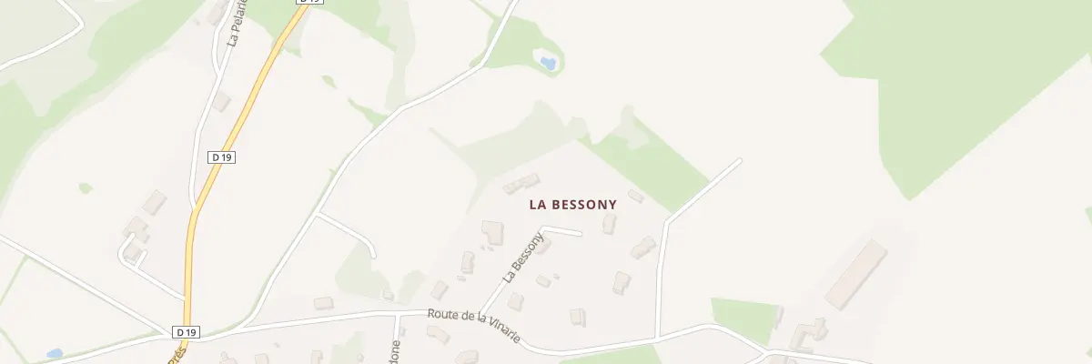 Plan du 9001 La Bessony à Chuyer