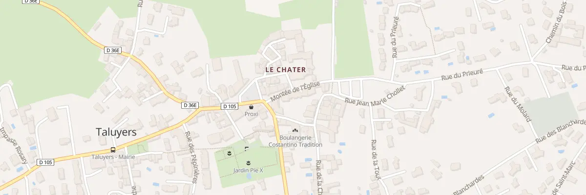Plan du 34 Mte de l’Eglise à Taluyers