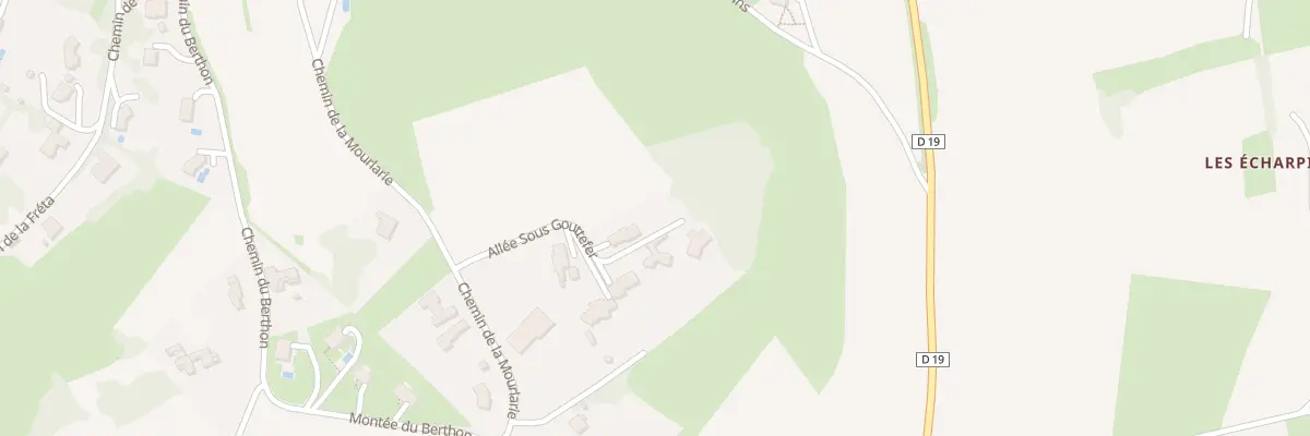 Plan du 105 All sous Gouttefer à La Chapelle-Villars