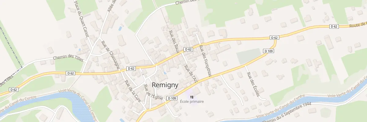 Plan du 4 Cour de l’Arc à Remigny