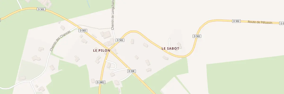 Plan du 5000 Pilon aux Haies