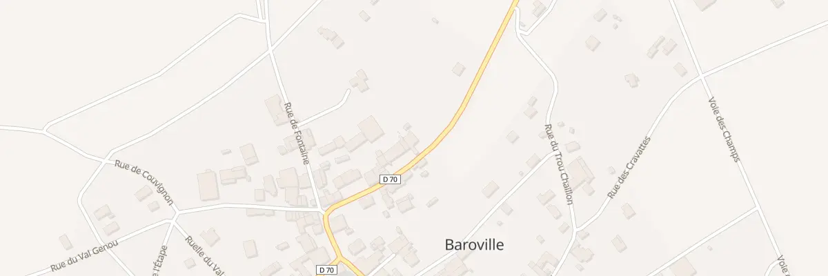 Plan du 23 Rue de Bar-sur-aube à Baroville