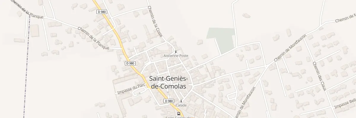 Plan du 33 Rue de la Calade à Saint-Geniès-de-Comolas