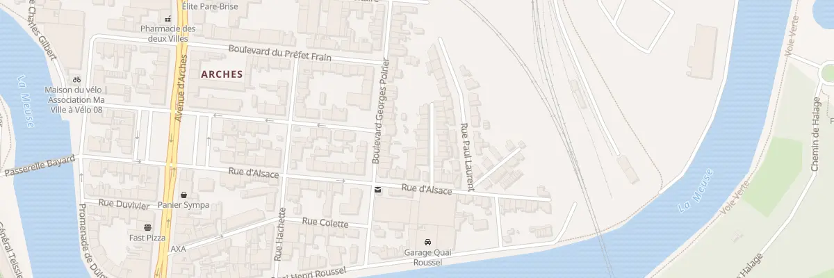 Plan du 5 Rue du Général Nouvion à Charleville-Mézières
