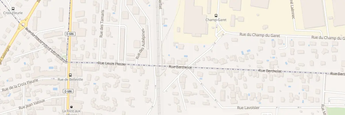 Plan du 32 Rue Berthelot à Arnas