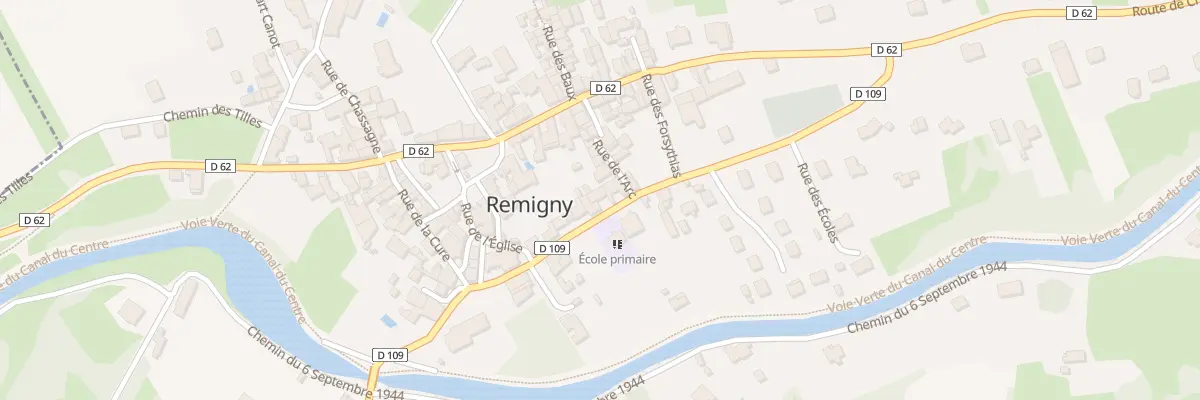 Plan du 10 Rue des Écoles à Remigny