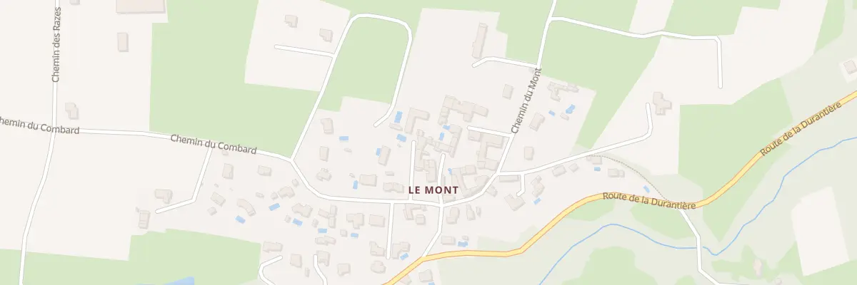 Plan du 32 Che du Combard à Orliénas