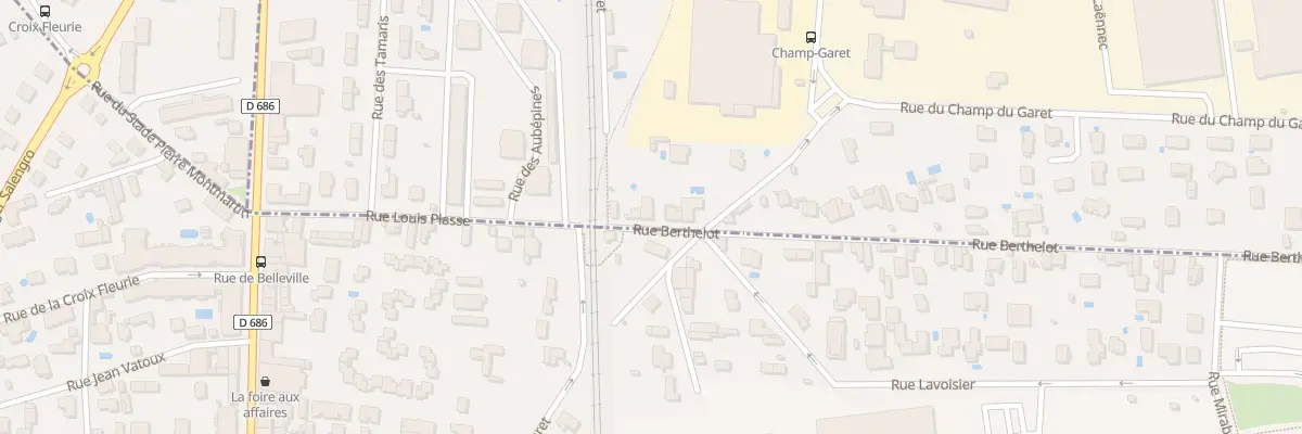 Plan du 36 Rue Berthelot à Arnas