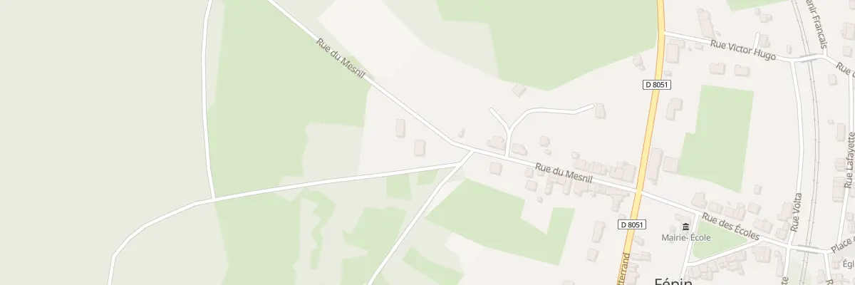 Plan du 20 Rue du Mesnil à Fépin