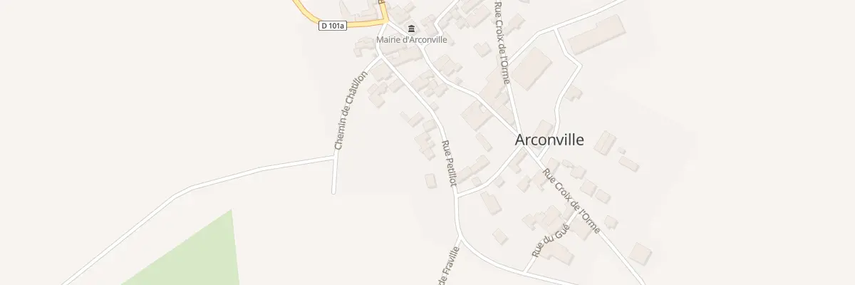 Plan du 14 Rue Petillot à Arconville