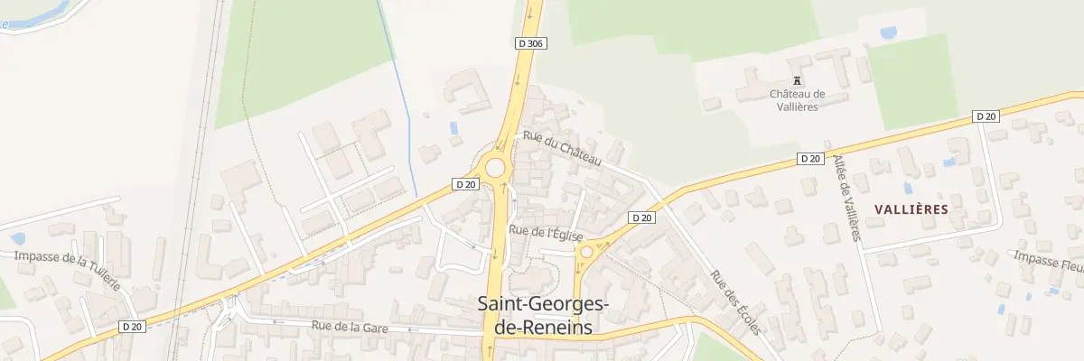 Plan du 85 Av Charles de Gaulle à Saint-Georges-de-Reneins