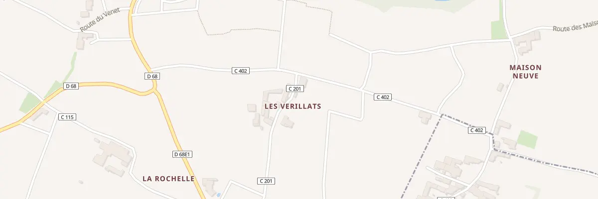 Plan du 37 Rte des Verillats à Chénas