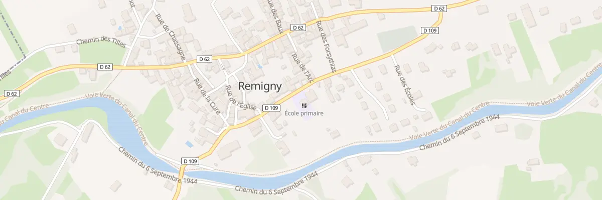 Plan du 5001 Rue des Écoles à Remigny