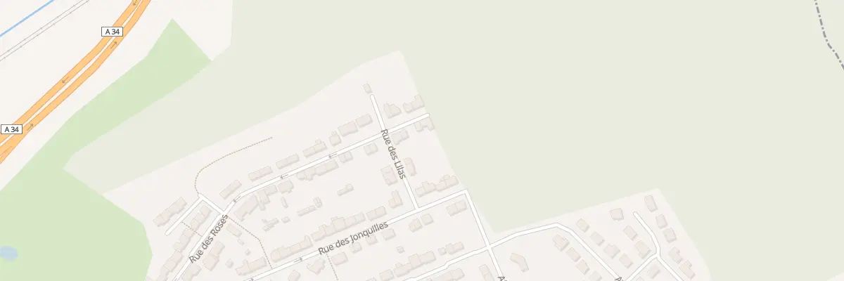 Plan du 44 Rue des Roses à La Francheville