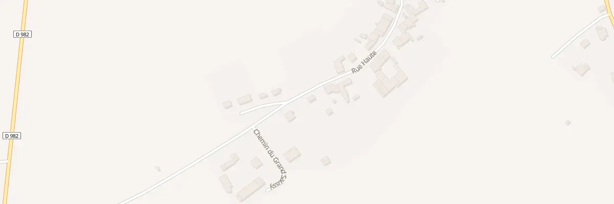 Plan du 23 Rue Haute à Savigny-sur-Aisne