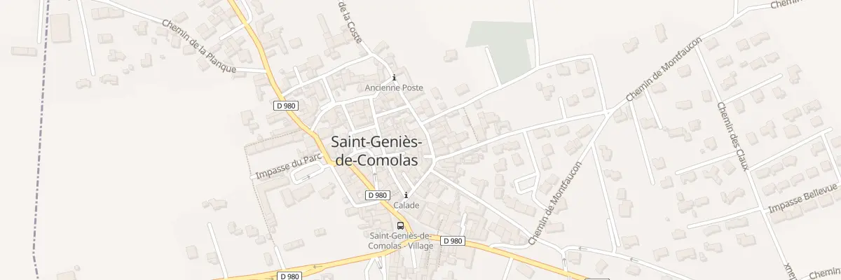Plan du 23 Rue de la Calade à Saint-Geniès-de-Comolas