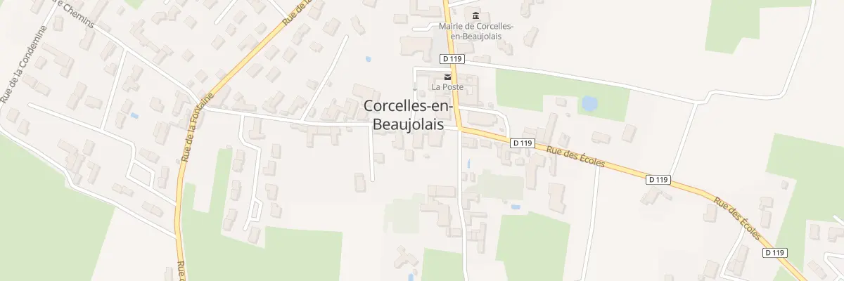 Plan du 37 Rue des Quatre Chemins à Corcelles-en-Beaujolais